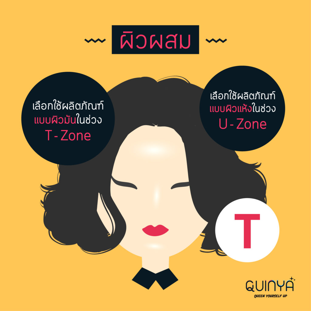 สกินเเคร์ที่เหมาะกับผิวผสม