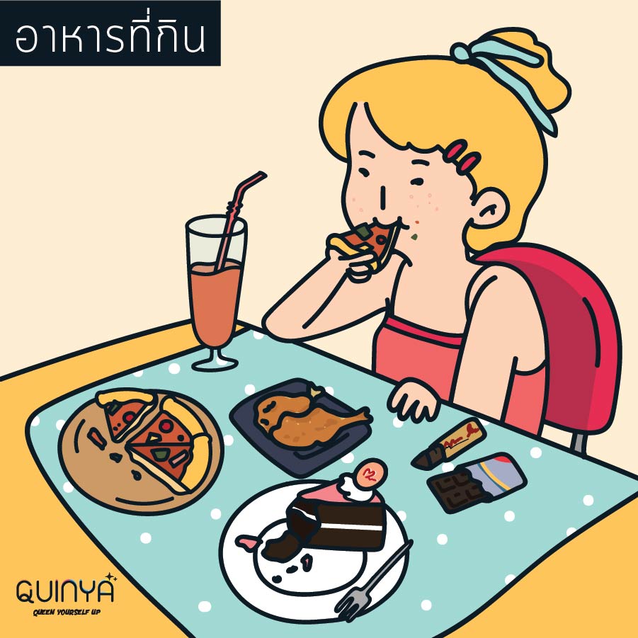  พฤติกรรมที่ทำให้เป็นสิว , สิวขึ้นเพราะอะไร , อยู่บ้านเเล้วสิวขึ้น , work from home สิวขึ้น 